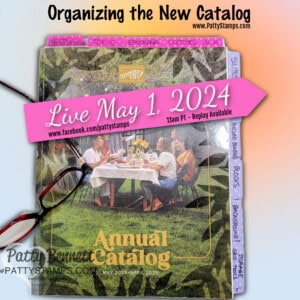 Live New Stampin' Up! catalog walk through May 1, 2024 with Patty Bennett