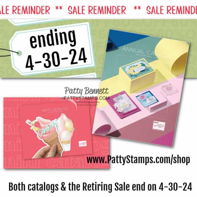 Stampin' Up! 2023 2024 catalogs ending today!