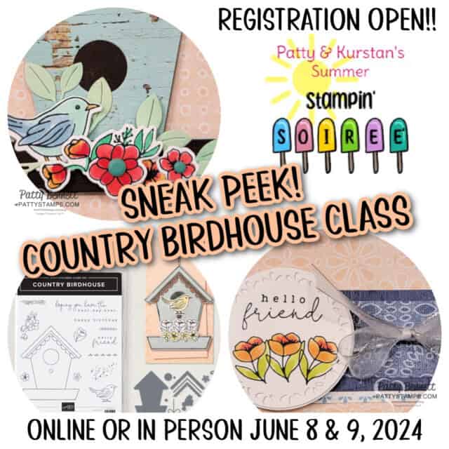 Summer Stampin' Soiree event by Kurstan and Patty - June 2024