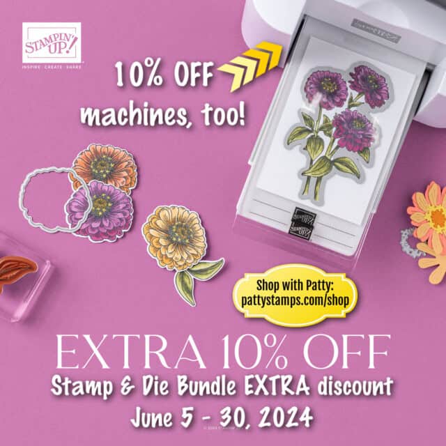 Stampin Up extra 10% off bundle sale starts June 5, 2024