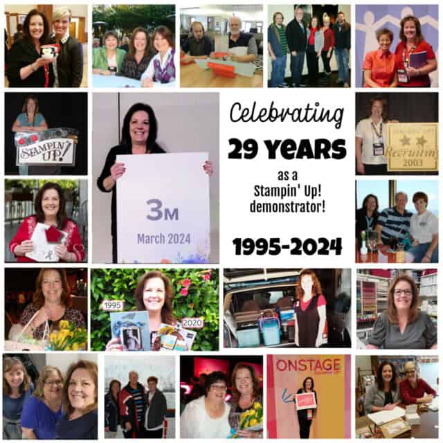 Patty Bennett 29 years Stampin' Up! demonstrator.