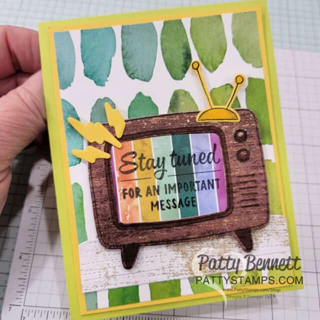 Stampin' Up! Tune In bundle is so retro and cute for fun cards!