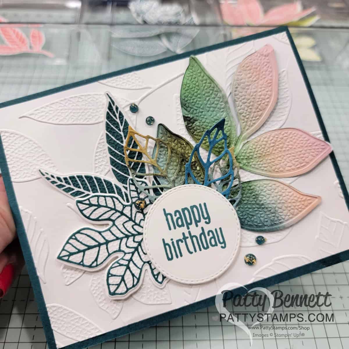 Changing Leaves Hybrid Embossing Folder - Patty Stamps