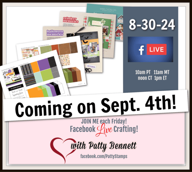 New Stampin' Up! products coming on Sept. 4, 2024. Scrapbooking, memory keeping, papercrafting, card making supplies.