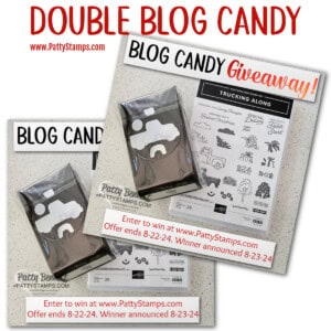 Trucking Along Blog Candy Giveaway - Stampin' UP! stamp set and punch bundle. Pattystamps.com August 2024