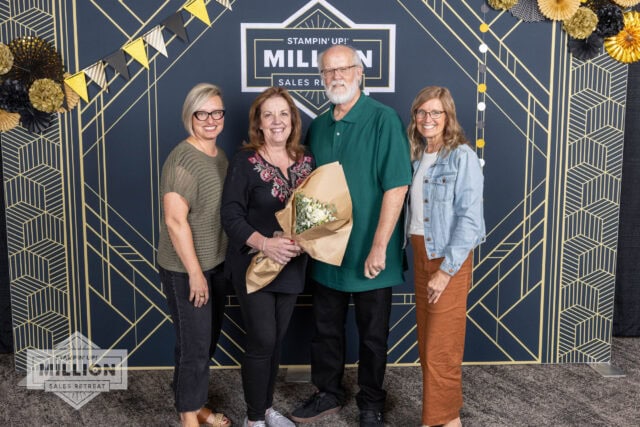 Stampin Up! Million Sales achiever celebration Riverton Utah with Patty & Eric Bennett, Shelli and Sara
