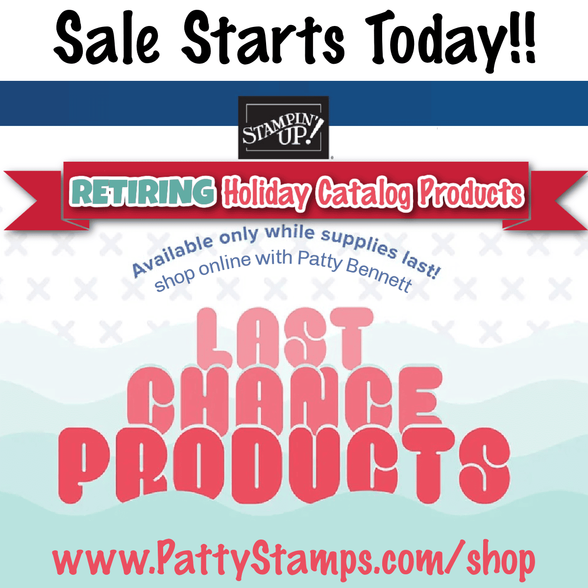 Shop the retiring product sale from the Stampin' Up! 2024 Holiday catalog. Shop online with Patty Bennett for papercrafting and card making supplies