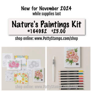 Nature's Paintings Stampin Up! kit November 2024 164982