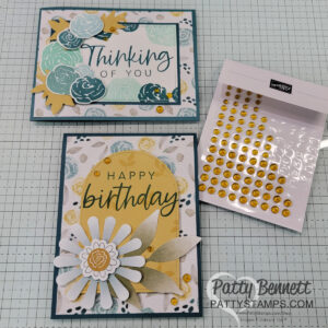 Everyday You & Me stamp set and scrapbook kit to make fun handmade cards! Shop Stampin' UP! supplies online with Patty Bennett