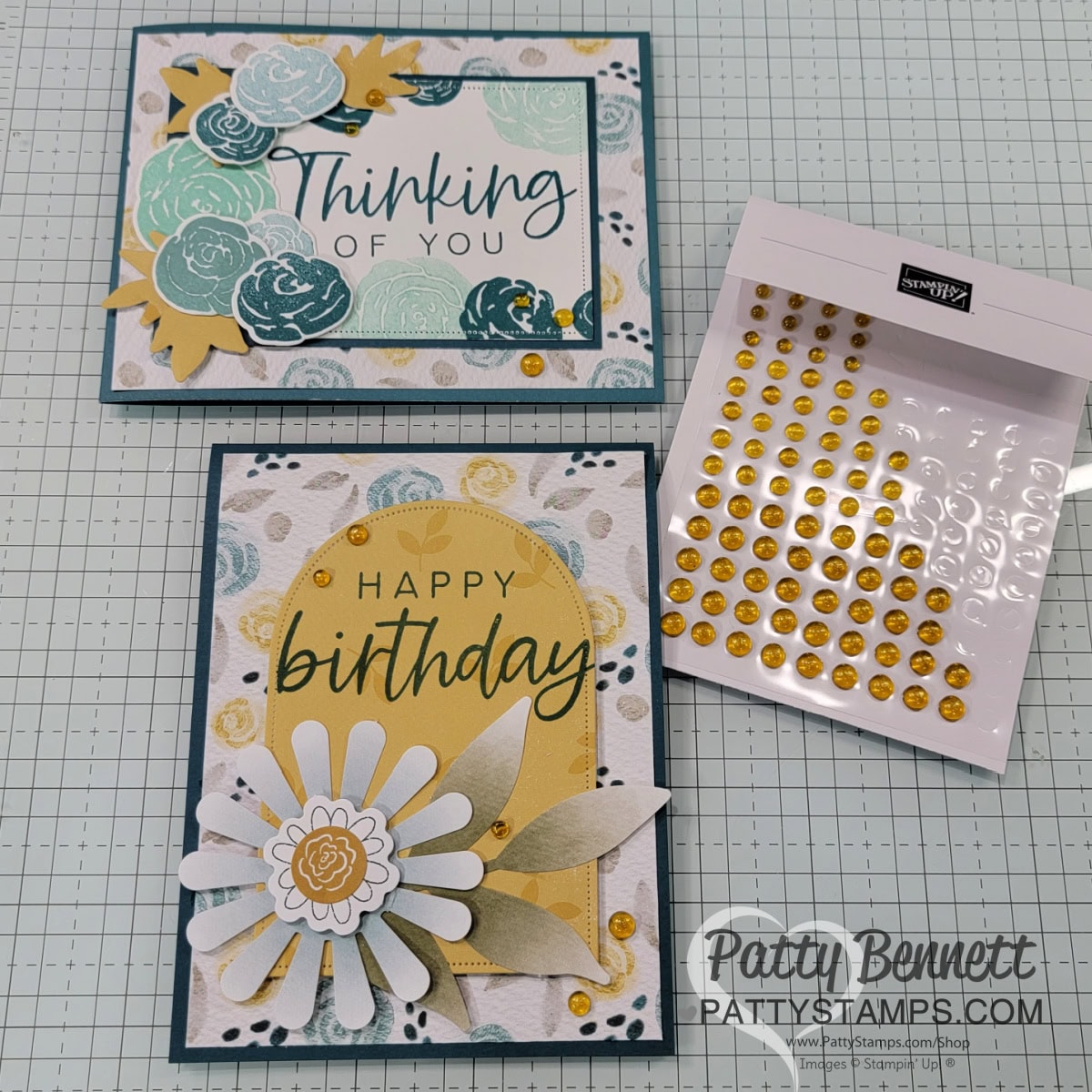 Everyday You & Me stamp set and scrapbook kit to make fun handmade cards! Shop Stampin' UP! supplies online with Patty Bennett