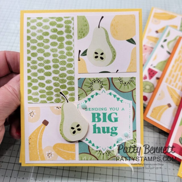 Fruit Salad card idea - Stampin Up! Sale-a-Bration 2025 free gift offer. card by Patty Bennett