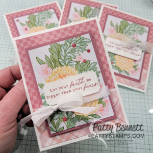 Remember this Moment Memories & More cards from Stampin' Up! make a great card front! Combine with patterned paper like this Timeless Plaid paper.