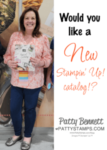 How to get a new 2025-2026 Stampin' Up! annual catalog from Patty Bennett