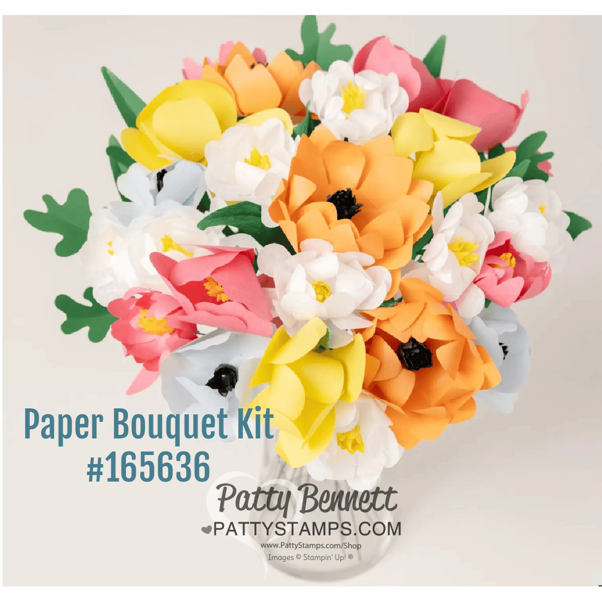Stampin' Up! Kit: Paper Bouquet #165636 www.PattySTamps.com/shop